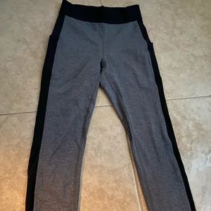 Lululemon Leggings 6 Small Black Grey